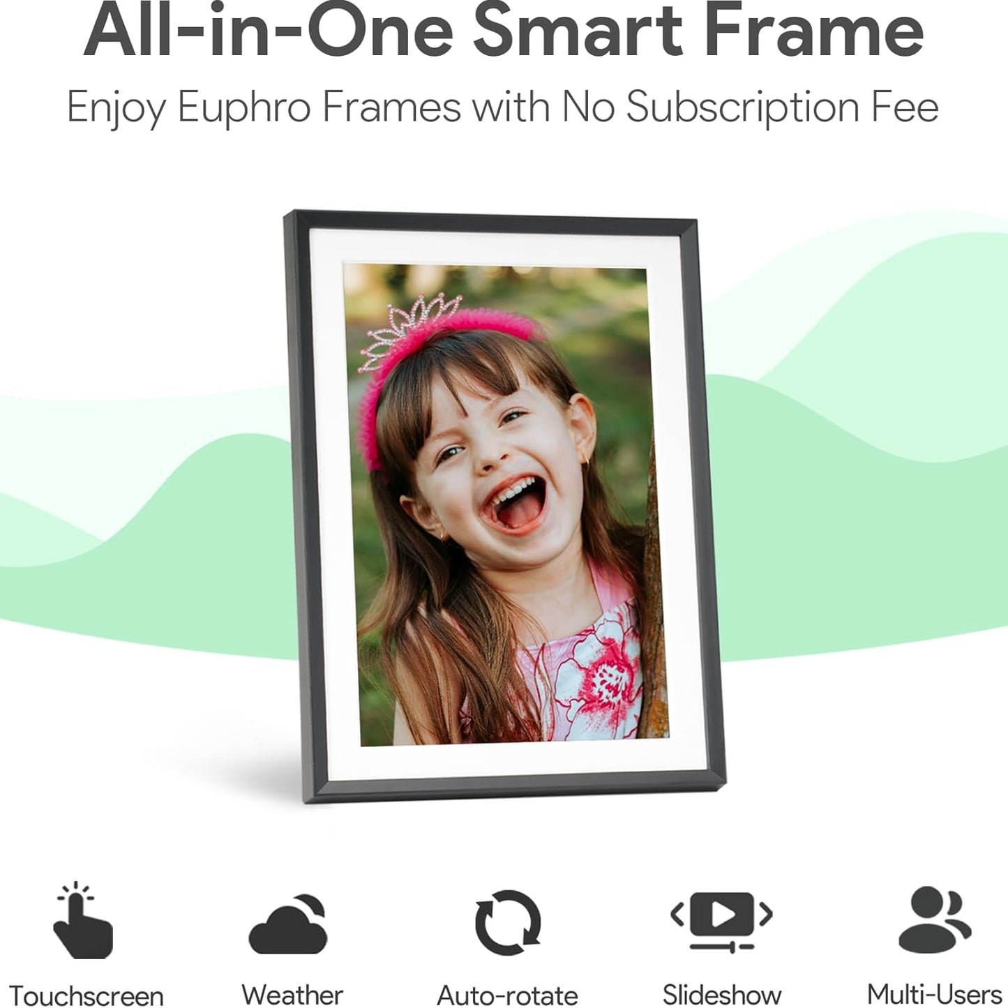 Euphro digital picture frame 10.1” IPS touch screen WiFi photo frame
Euphro WiFi digital photo frame with 32GB storage and HD display
Euphro smart digital picture frame for sharing photos and videos
Euphro 10.1 inch digital photo frame with IPS screen and touch control
Euphro digital picture frame for family photo and video sharing
Euphro WiFi photo frame compatible with Android and iOS app
Euphro digital picture frame landscape and portrait display
Euphro digital photo frame gift for parents and family